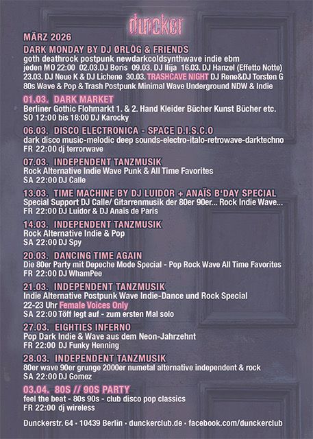 März, Schmerz und dies und das...